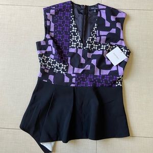 Ellen Tracy Purple tank blouse
